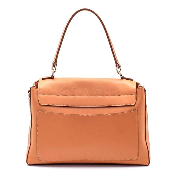 Chloe - Beige Calfskin Leather Medium Faye Bag